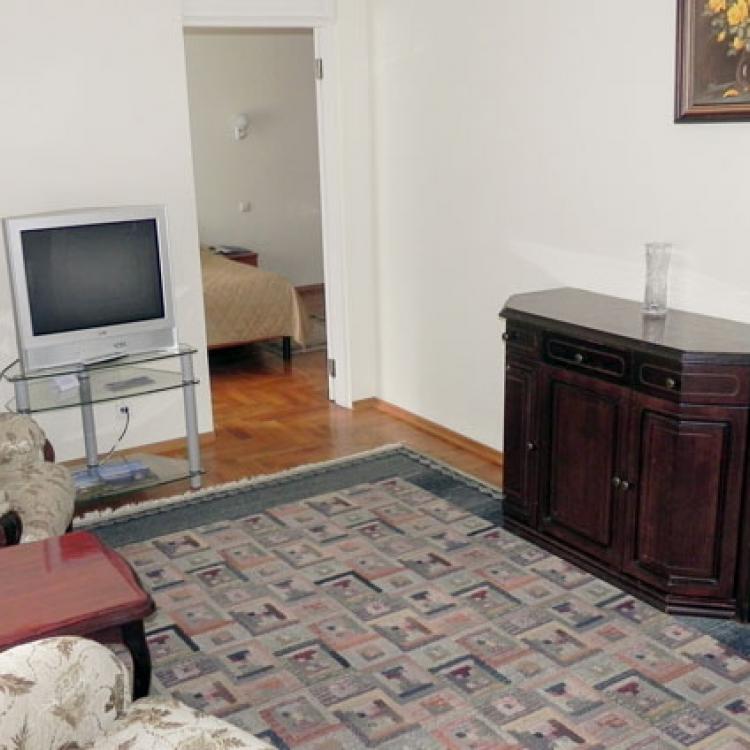 Оснащение гостиной 2 местного 2 комнатного Люкса, Люкс-корпус 1 этаж в санатории Кругозор. Кисловодск